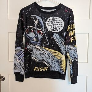 Star Wars AOP long sleeve shirt. Unisex. Small long sleeve shirt. Star wars.